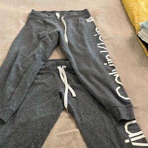 Calvin Klein jogger pants size M and L